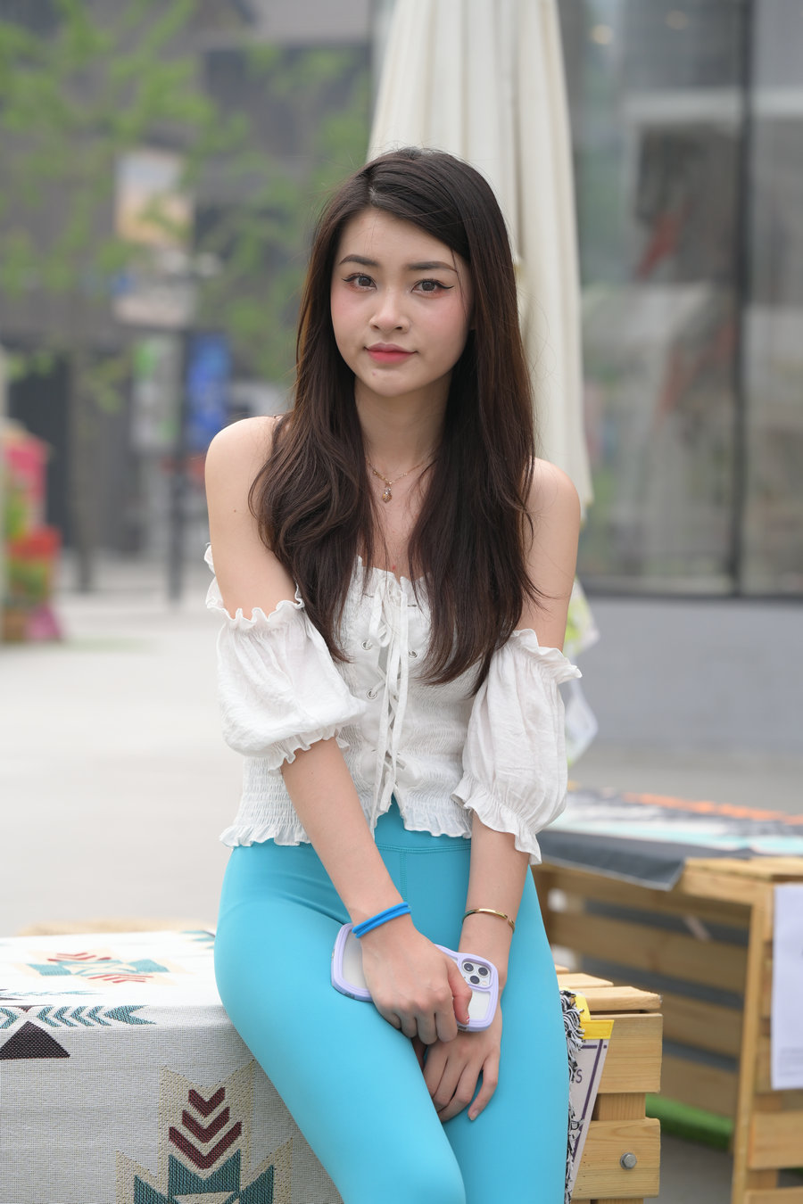 图片[2]-蓝色瑜伽裤漂亮女孩 J3299 769P-12.9GB-图好看