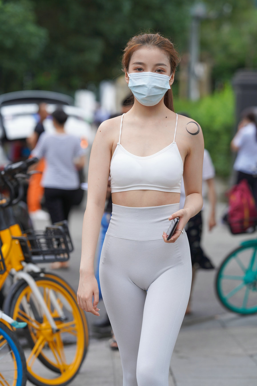 图片[2]-灰色瑜伽裤女孩 J1323 723P4V-17.9GB-图好看