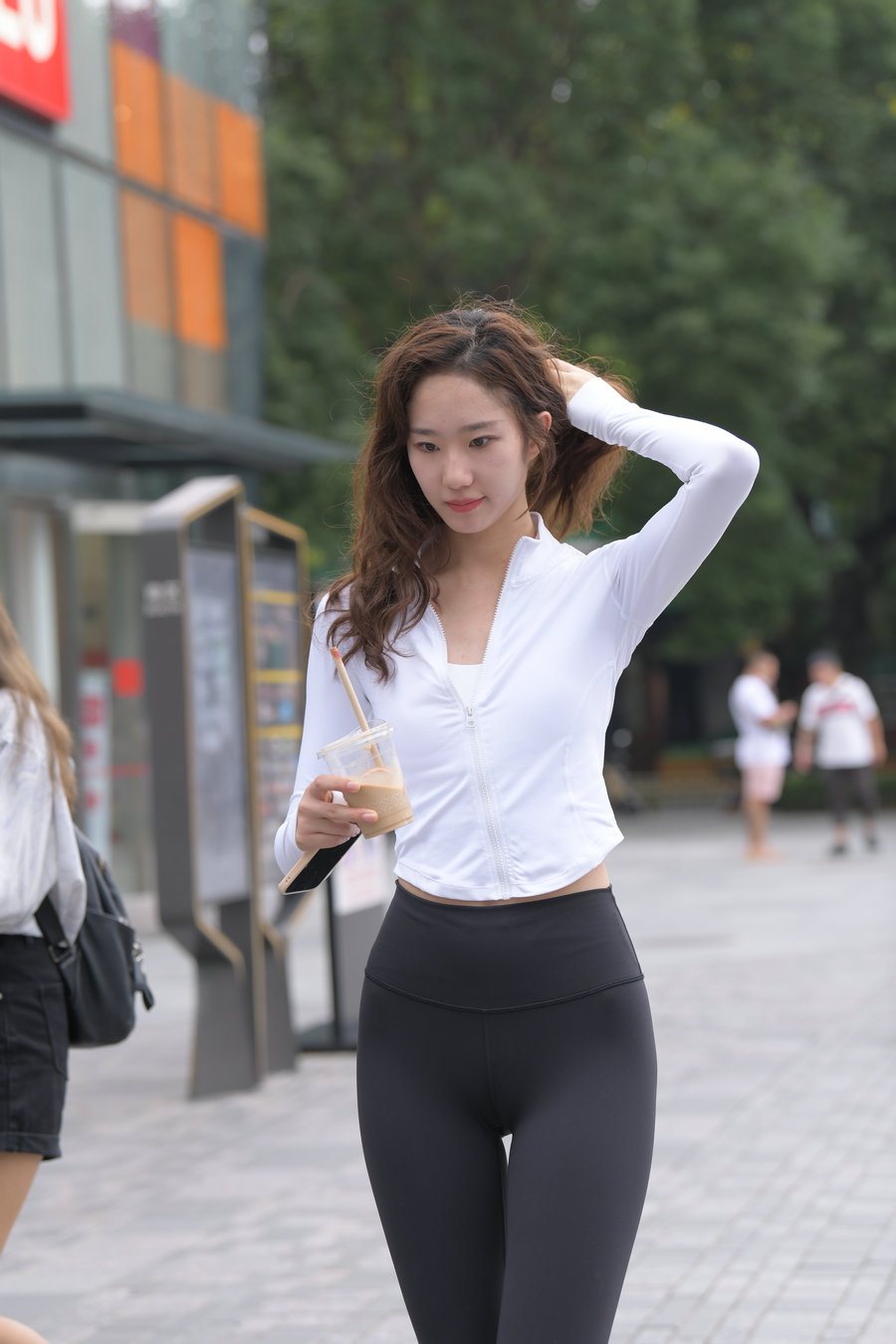 图片[3]-像刘亦菲的黑色瑜伽裤女孩J2237 340P1V-14.8GB-图好看