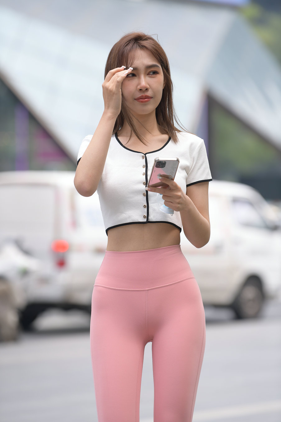 图片[2]-街拍粉色瑜伽裤女孩J2900 645P1V-20.7GB-图好看