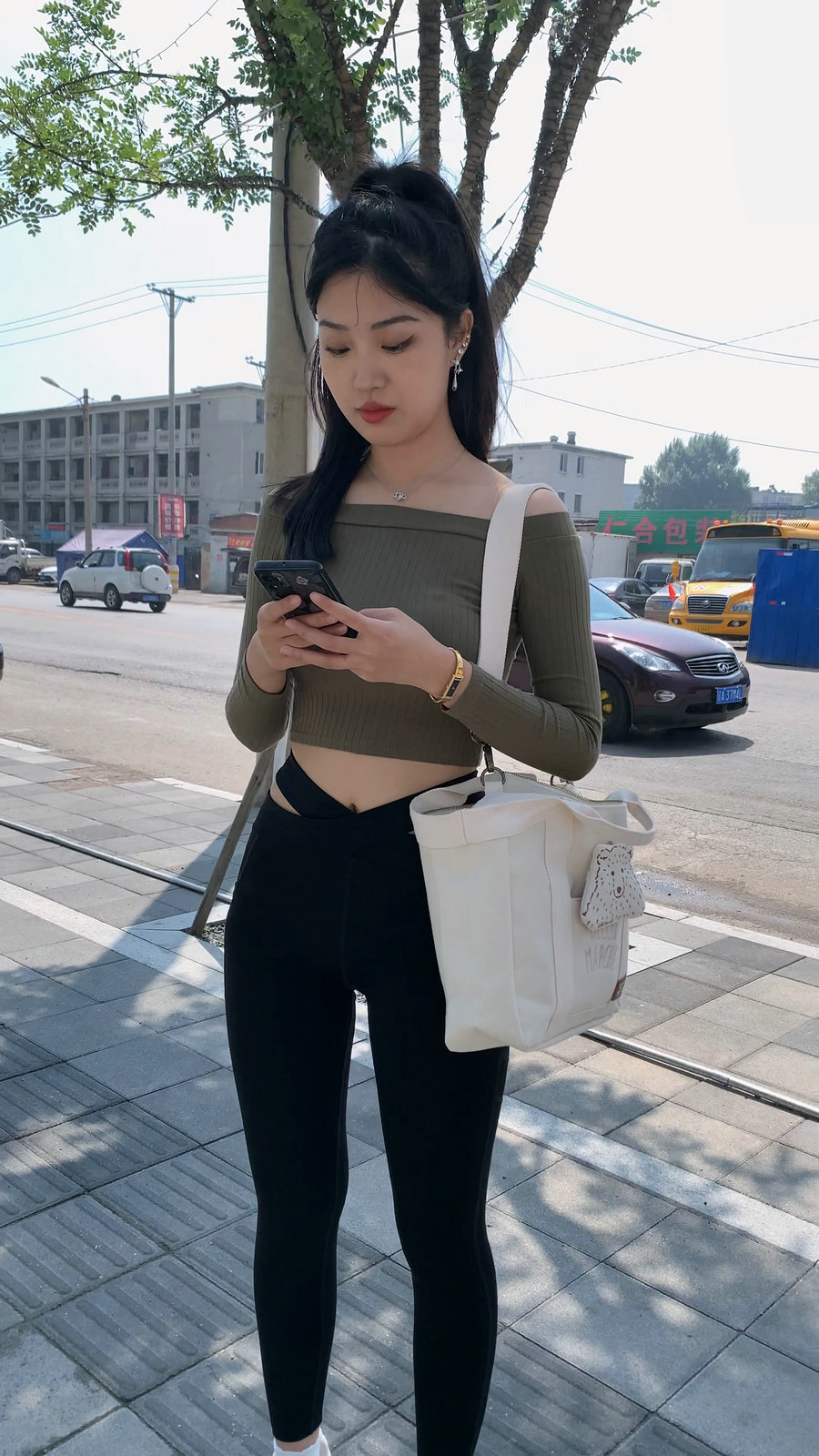 图片[1]-刚刚健身结束的高马尾瑜伽裤女孩J4111 MP4-8.97GB-图好看