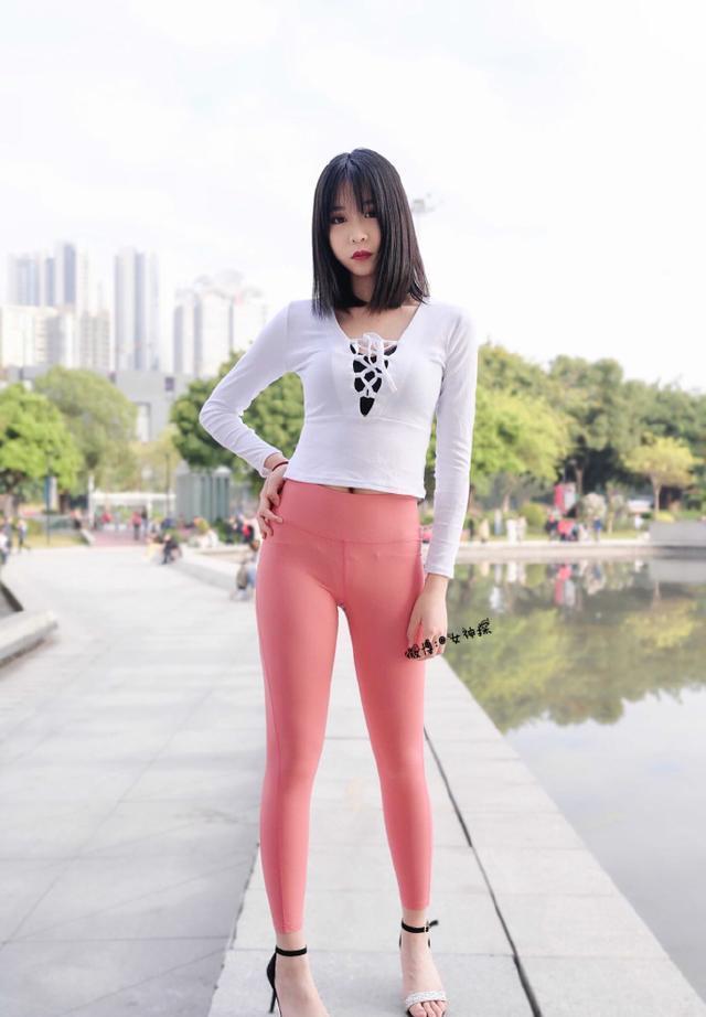 图片[2]-粉色瑜伽裤年轻女孩 J1311 417P17V-14.9GB-图好看