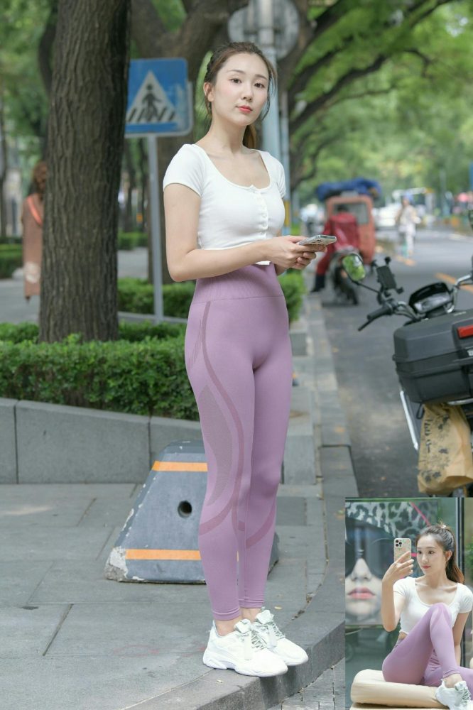 图片[5]-香芋色瑜伽裤高马尾漂亮女孩J2206 545P1V-19.1GB-图好看