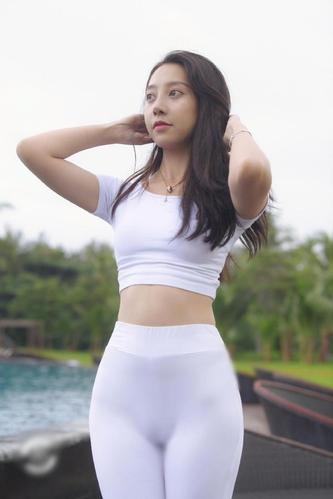图片[2]-白色瑜伽裤柔情女孩 J1406 554P2V-21.1GB-图好看