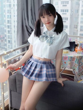 图片[7]-网格丝袜的清纯双马尾小姑娘-图好看