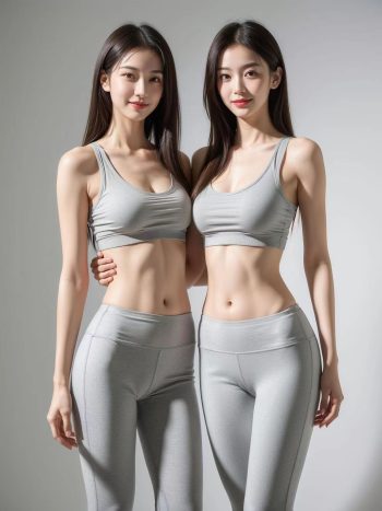 图片[9]-AI瑜伽裤清纯妹子系列图-图好看