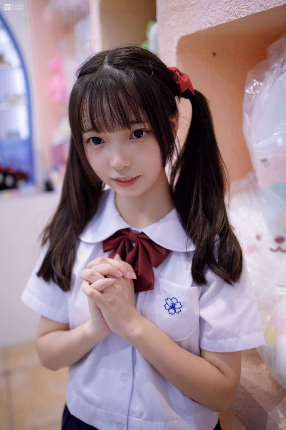 图片[4]-眼神好清澈的双马尾白丝女孩【75P】20019-图好看