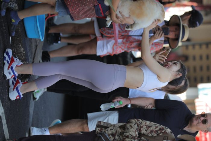 逛街的马尾辫瑜伽老师【556P】00016-图好看